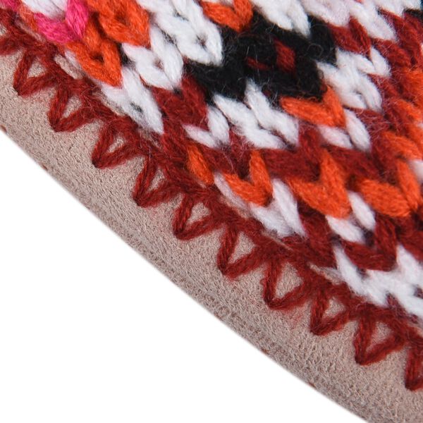 Hausschuhe mit Fellfutter, Gr&ouml;&szlig;e S, Rot image number 2