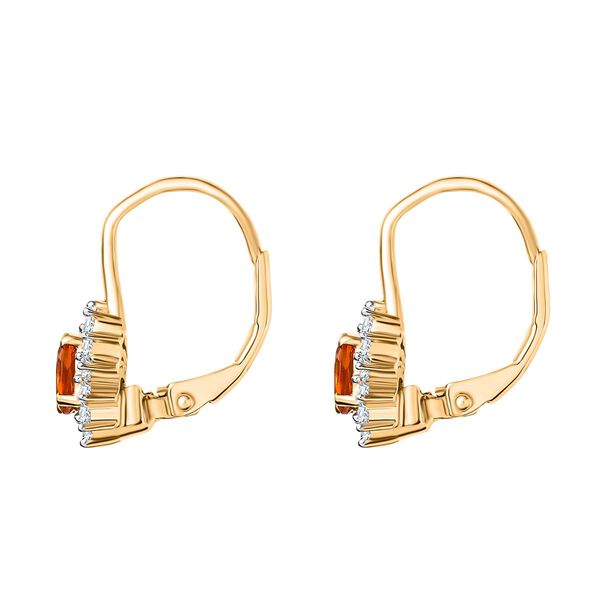 D'Joy AAA Blaze Feueropal und Zirkon Ohrringe - 1 ct. image number 3