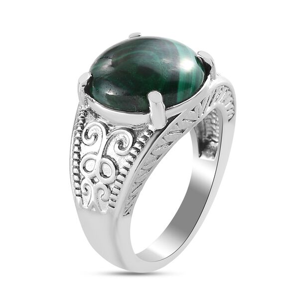 Malachit Ring Edelstahl image number 5