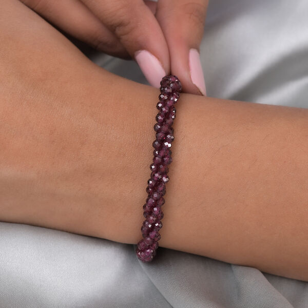 Rhodolith Granat-Armband, 19 cm - 40,73 ct. image number 3