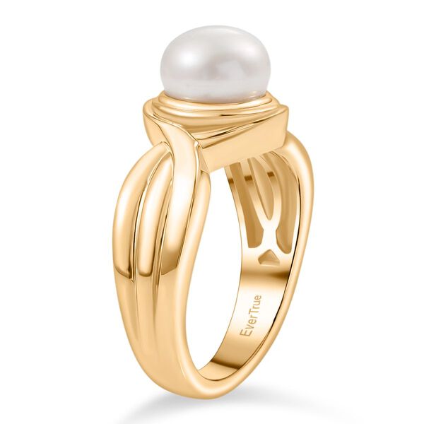 EVER TRUE S&uuml;&szlig;wasser Perle (8-8.4 mm) Ring Nickelfreies Messing image number 5