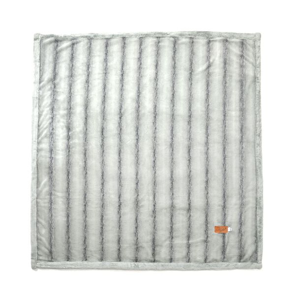 Super Soft Cationic Kuscheldecke, 200x220 cm, Grau image number 3