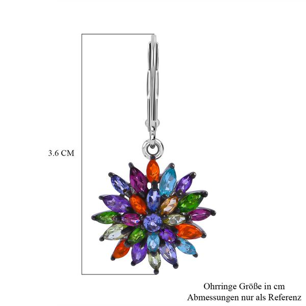 Multi-Edelstein-Ohrringe - 5.02 ct. image number 4