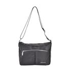 Wasserdichte Crossbody-Tasche aus Hochwertiges Nylon mit RFID schutz, 120 cm Schulterriemen, 29x20x10 cm, Grau