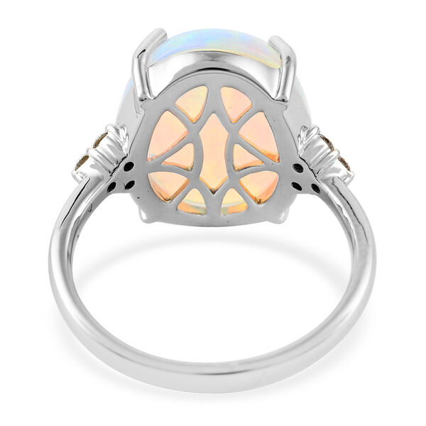 ILIANA AAAA nat&uuml;rlicher, &auml;thiopischer Opal und SI GH Diamant-Ring - 7,10 ct. image number 6
