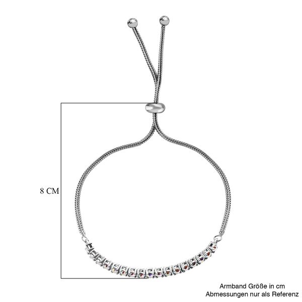 J Francis gefertigt mit SWAROVSKI- AB Swarovski Kristall Armband, 19 cm image number 5