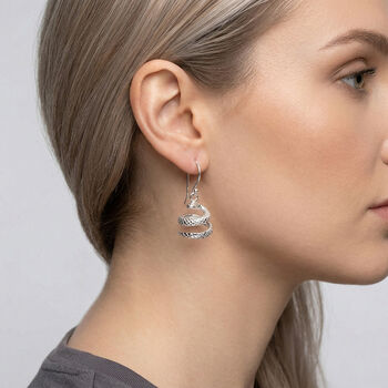 Royal Bali Kollektion- Schlangen Ohrringe