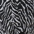 TAMSY - Drapiertes Strick-Top mit V-Ausschnitt, One Size, Zebra Schwarz/weiß image number 3