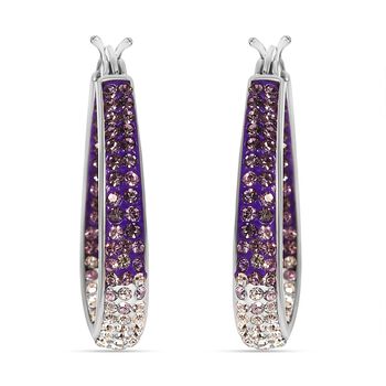 Amethyst Kristall Ohrringe - 136 ct.