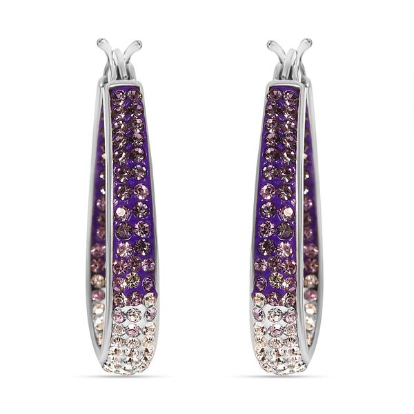 Amethyst Kristall Ohrringe - 136 ct. image number 2