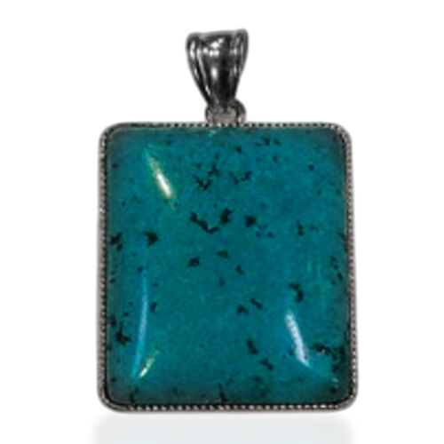 Chrysokoll-Jaspis Anhänger ca. 120,00 ct. image number 0