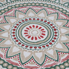 Handgewebter Teppich aus 100 % Baumwolle, 150 cm Durchmesser, Mandala Mehrfarbig image number 3