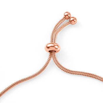 EverTrue Kunzit und wei&szlig;es Topas 19cm flexibles Armband - 35,47 ct.