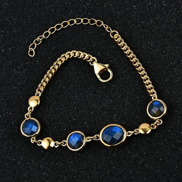 AAA Labradorit Armband, 18cm - 10,07 ct. image number 3