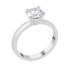 EF Moissanit Ring 925 Silber platiniert  ca. 1,00 ct image number 4