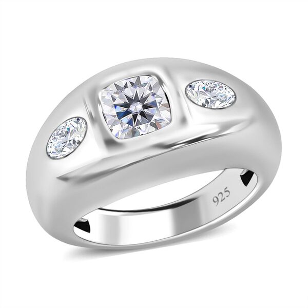 Moissanit Ring - 1,46 ct. image number 3