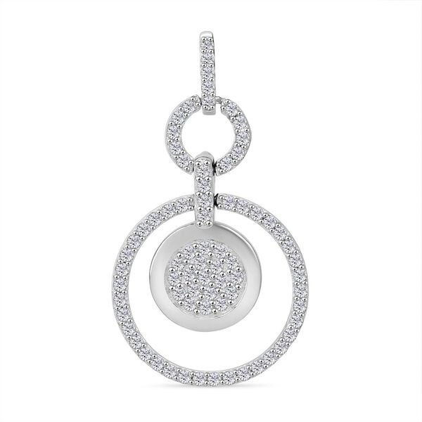 Lustro Stella weißer Zirkonia Anhänger image number 0