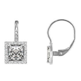 AAA Zirkonia Ohrringe Nickelfreies Messing rhodiniert