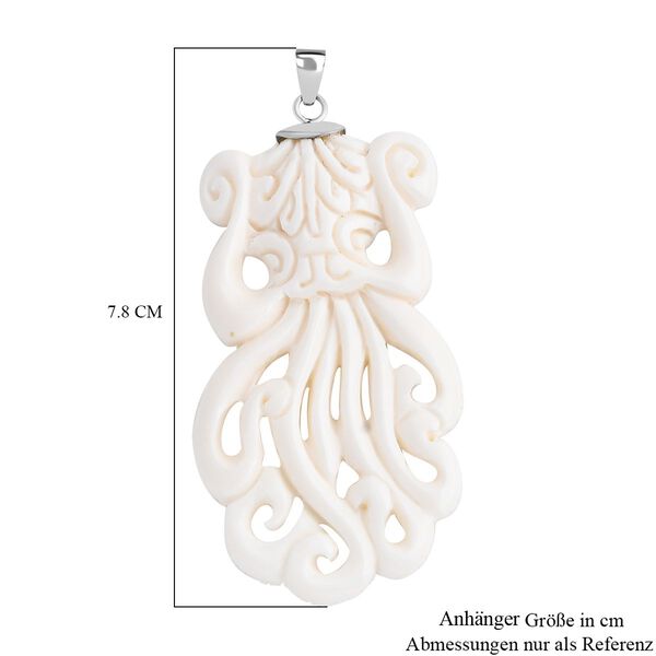Royal Bali - Ox Bone Anh&auml;nger 925 Silber ca. 68,50 ct. image number 5