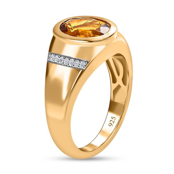 AAA Premium brasilianischer Heliodor und Zirkon-Ring - 2,59 ct. image number 4