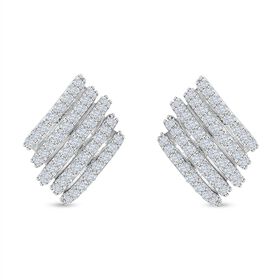 LUSTRO STELLA Zirkonia Ohrringe - 3,69 ct.