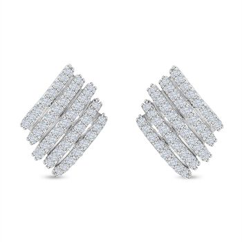 LUSTRO STELLA Zirkonia Ohrringe - 3,69 ct.