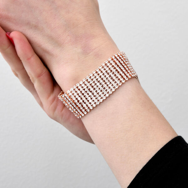Kristall-Armband in Roségoldton image number 2