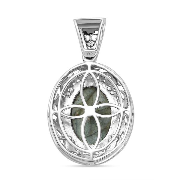 Labradorit Anhänger - 13,42 ct. image number 5