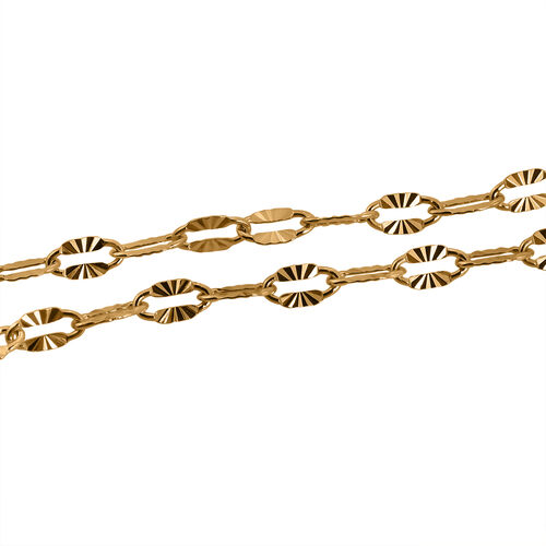 Diamantgeschliffene Kabelkette 75 cm image number 1