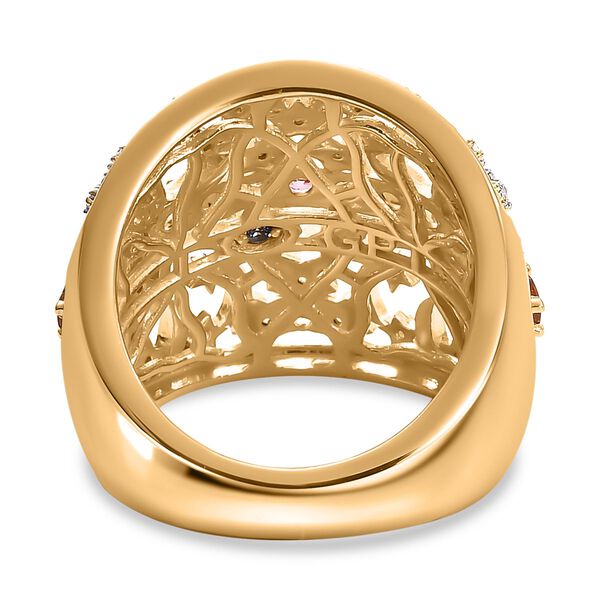 GP Celestial Kollektion- AA Multi-Turmalin, Zirkon und Kanchanaburi blauer Saphir Ring  - 1,27 ct. image number 6