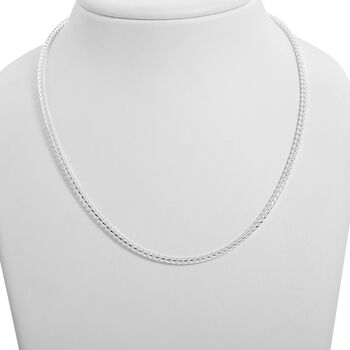 Italienische Franco-Kette 50 cm in 925 Silber