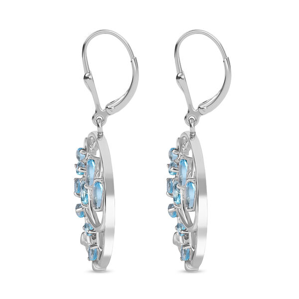 Schweizer Blautopas Ohrringe - 1,96 ct. image number 5