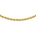 Italienische Kordelkette, ca. 45 cm, 375 Gelbgold