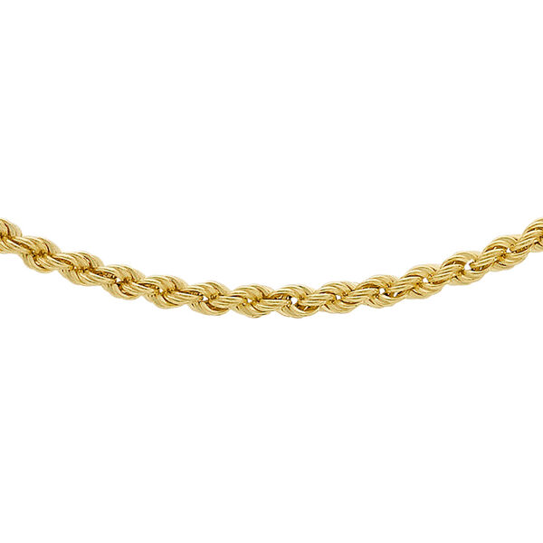 Italienische Kordelkette, ca. 45 cm, 375 Gelbgold