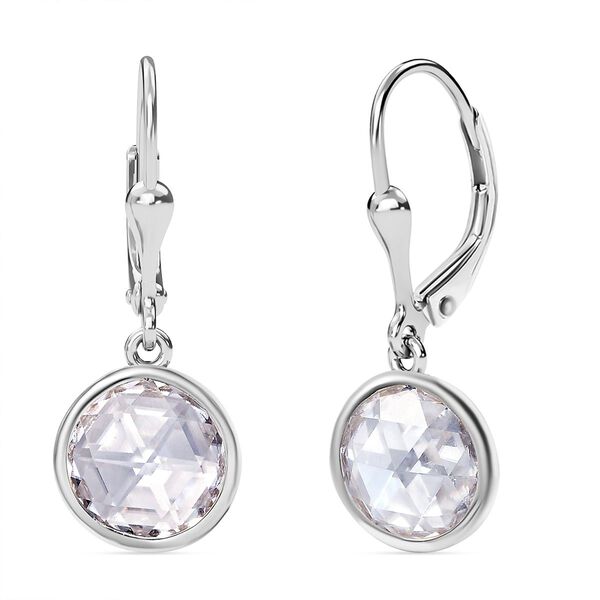 Moissanit Ohrringe, 925 Silber rhodiniert - 4,96 ct. image number 0