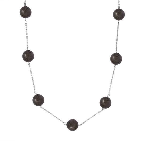 Labradorit Halskette, 50 cm - 40 ct. image number 0