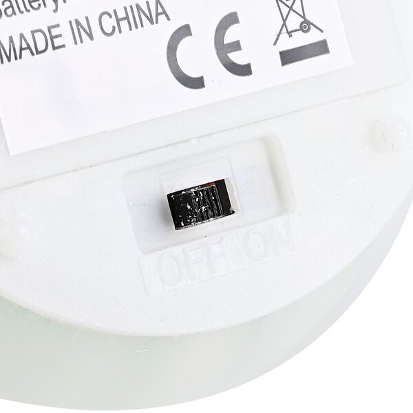 LIVMORE Glas Nachtlicht in Pilzform mit LED Lichterkette, 13,5x13,5x15,5cm, Gr&uuml;n image number 5