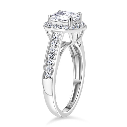 Lab Grown Diamant Ring 950 Platin (Größe 17.00) ca. 2,00 ct image number 4