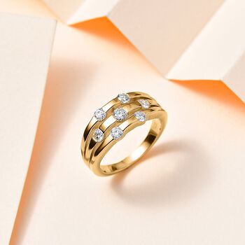 Moissanit Ring - 0,79 ct.