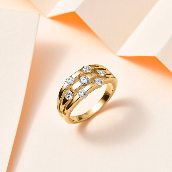 Moissanit Ring - 0,79 ct. image number 2