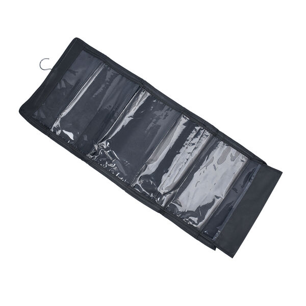 3er Set hängende Aufbewahrungstasche, PVC, Größe 33x80 cm, Grau image number 6