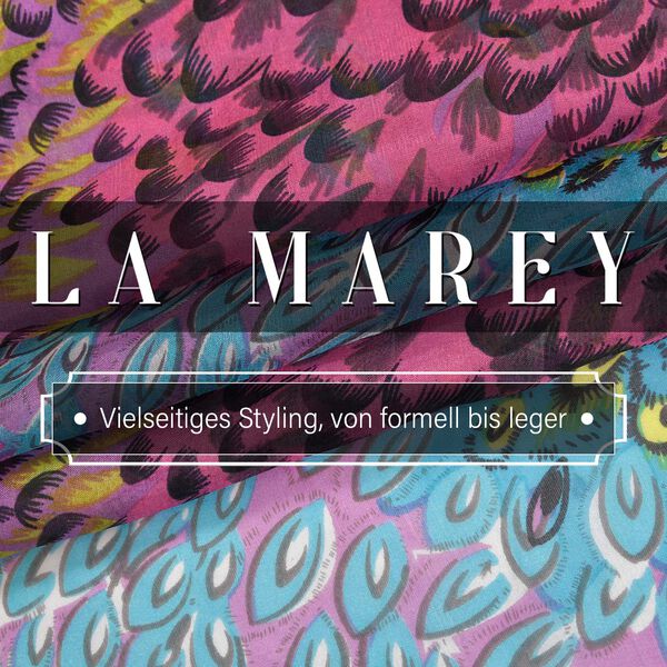LA MAREY - 
Chiffonschal aus 100% Maulbeerseide in Multicolor image number 2