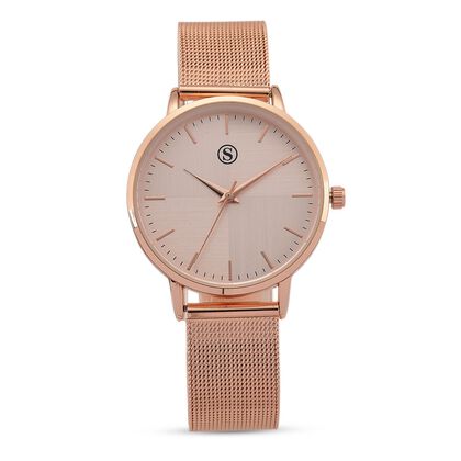 STRADA - 316L Edelstahl Rose Uhren 21.5 cm