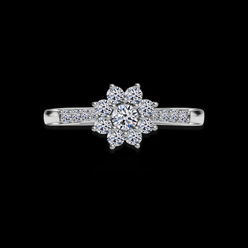 LUXURIANT DIAMOND- SGL zertifizierter VS-GH Labor Diamant Ring - 0,75 ct. image number 2