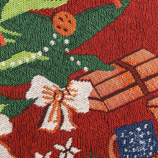 2er-Set Jacquard gewebte Kissenbezüge, Weihnachtsbaum, Größe 45,7x45,7 cm  image number 5