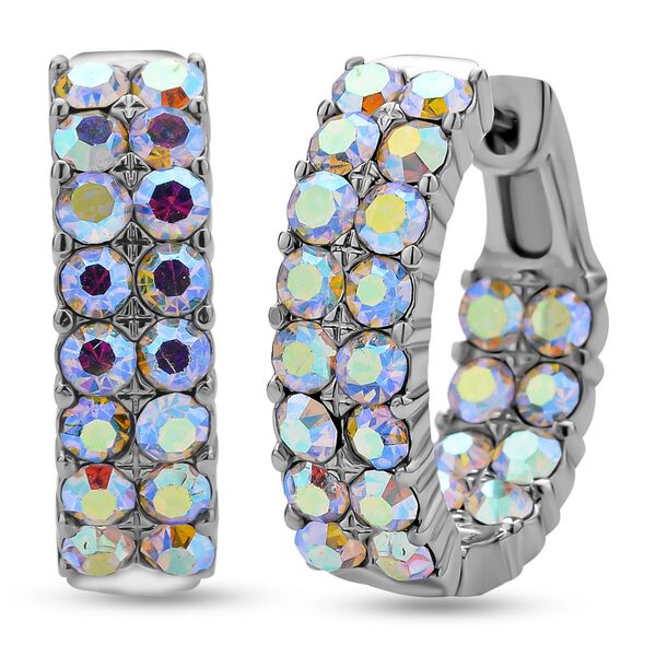 Wei&szlig;e, mysthische Kristall-Ohrringe - 10 ct.