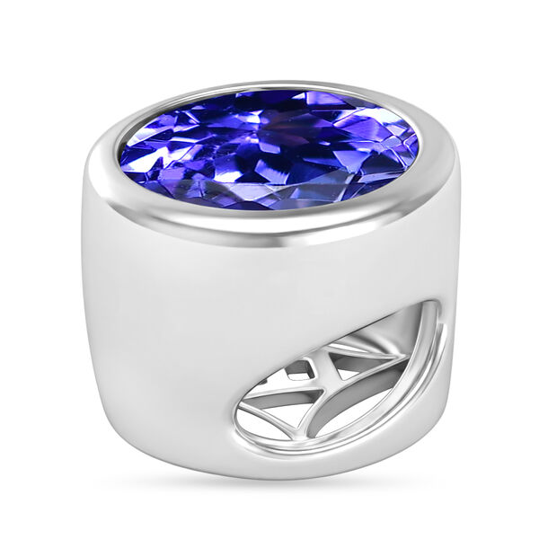 RHAPSODY AAAA Rundschliff Tansanit Anh&auml;nger in 950 Platin - 1 ct. image number 4