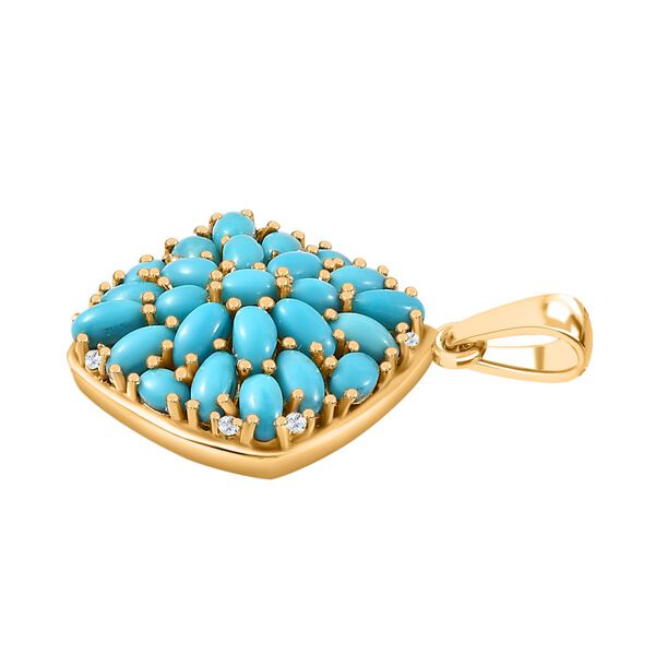 Sleeping Beauty T&uuml;rkis Anh&auml;nger - 2,21 ct. image number 4