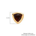 AA Madeira Citrin Ohrringe, 925 Silber vergoldet ca. 0.79 ct image number 4