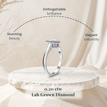 LUXURIANT SI Labor Diamant Ring - 0,20 ct.